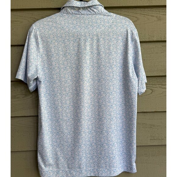Deolax Men’s Floral Performance Golf Polo Shirt | Size Small - Picture 6 of 9